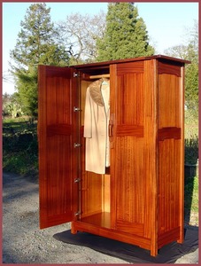 ...(ITEM RETIRED)...Greene and Greene Style Custom Armoire Wardrobe or Entertainment Center